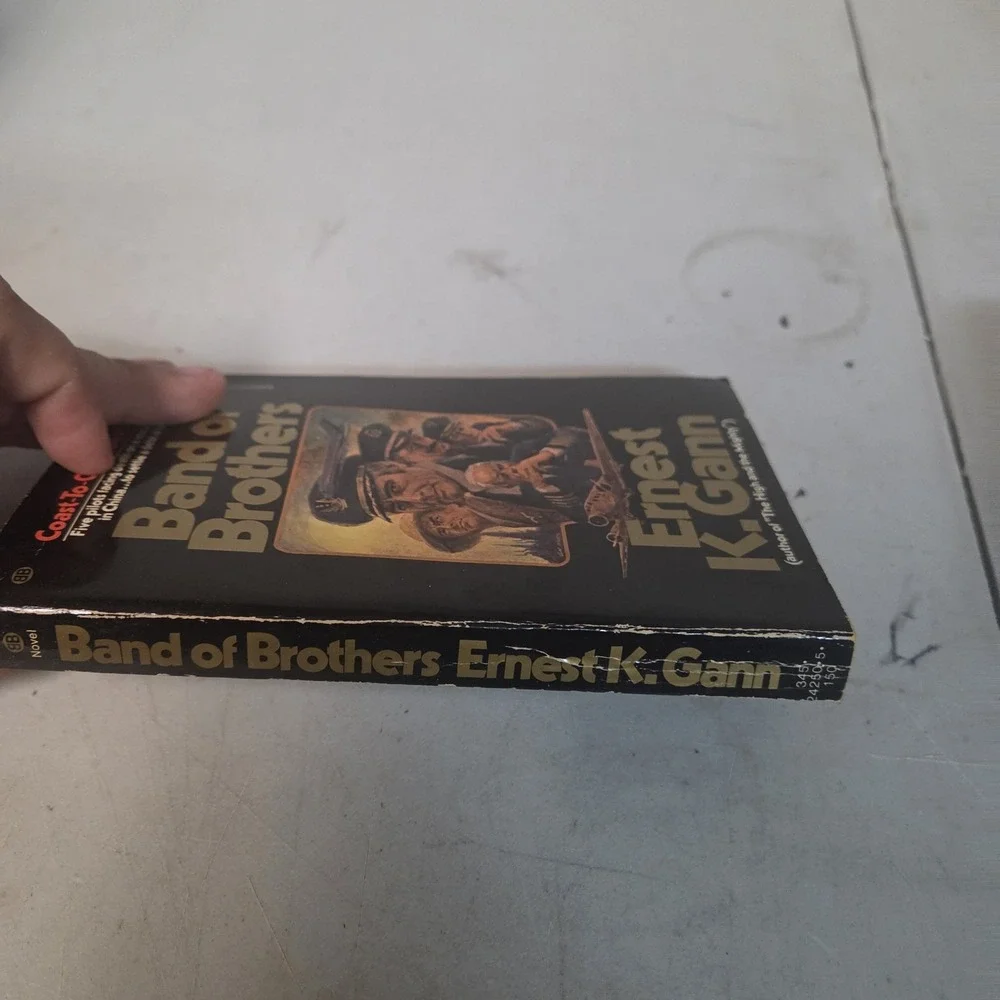 Band of Brothers Ernest K Gann 1st Printing Mass Market Paperback 1974